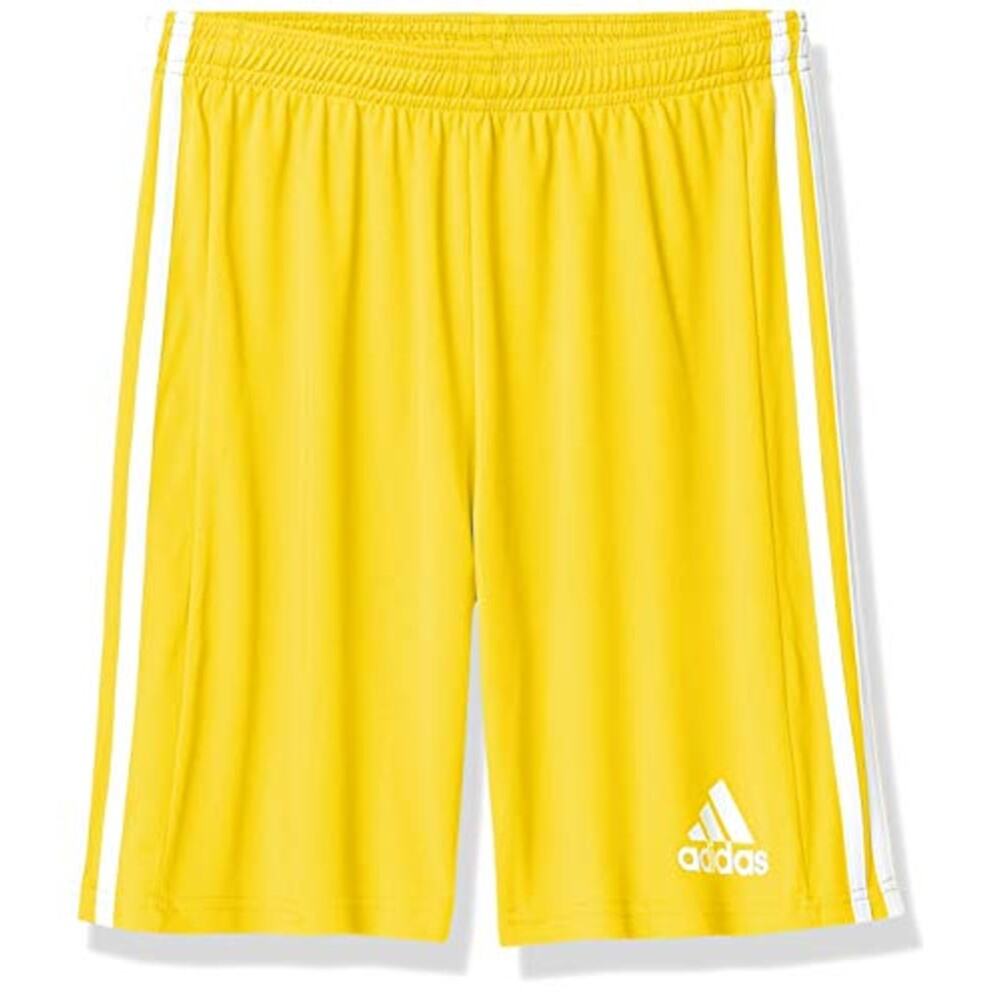 Adidas boys Squad 21 Shorts Team Yellow/White X-Small